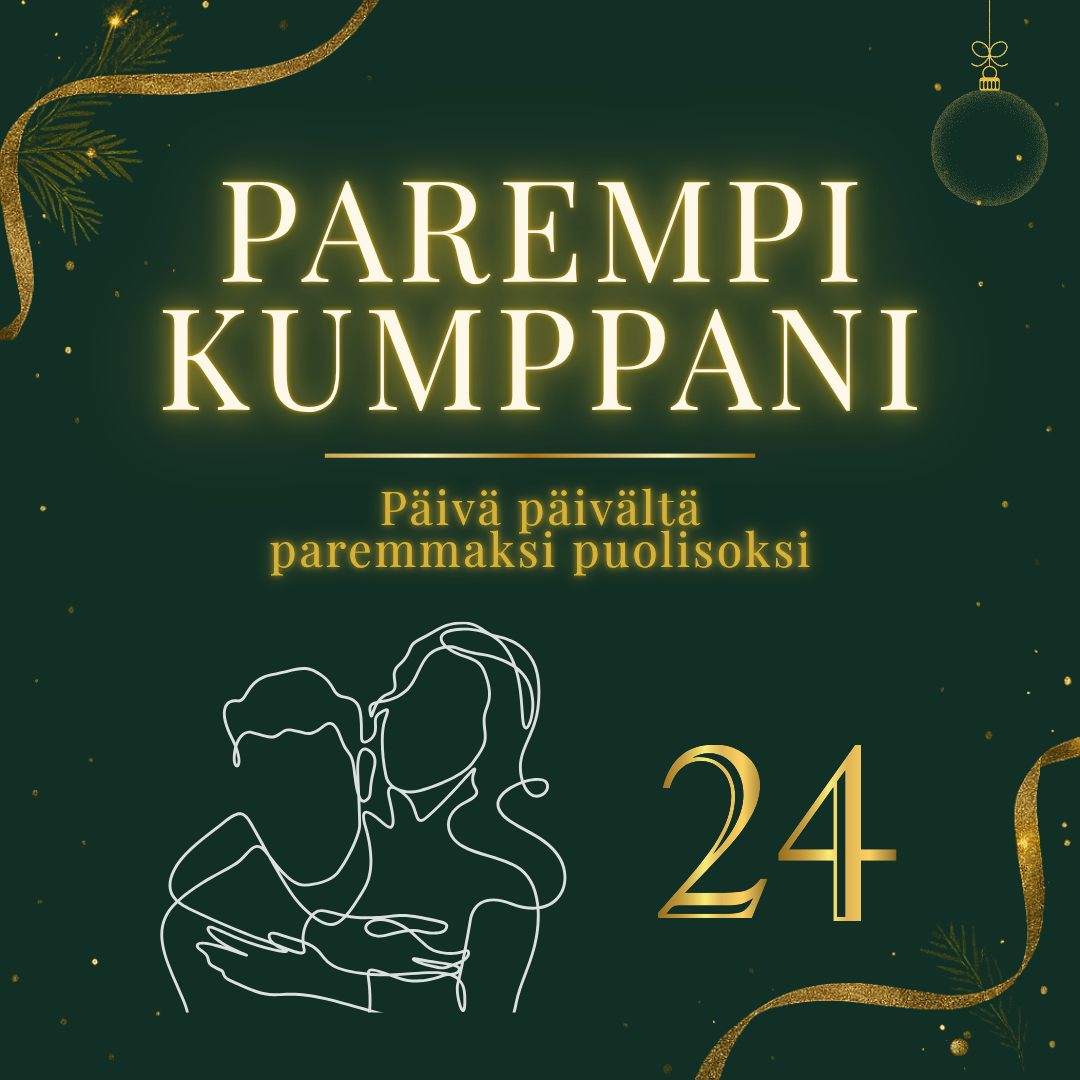 Parempi Kumppani -joulukalenteri (tumman vihreä)